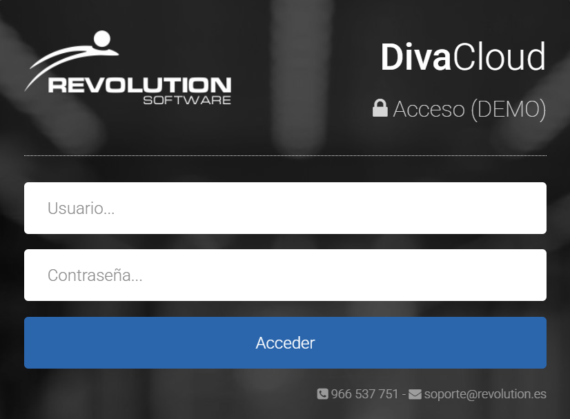 Acceso a DivaCloud